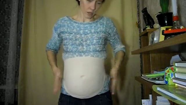 Накладной животик для имитации беременности 5-6 мес тестируем смотреть онлайн