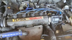 Ремонт мотора TOYOTA 4AF снятие выпускного коллектора