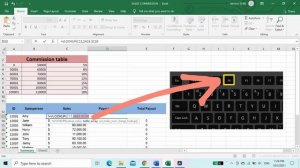 How to calculate commission use VLOOKUP in Excel