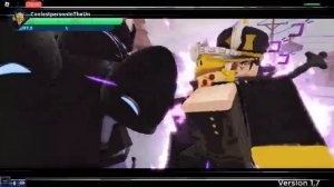 Roblox AUT Star Platinum beatdown