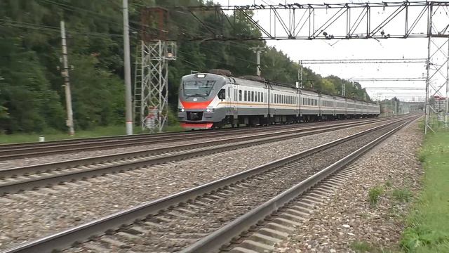 Электропоезд ЭП2Д-0041 "ЦППК" (ТЧ-3) пригородный поезд № 6016/6015, Голицыно - Подольск. смотреть онлайн