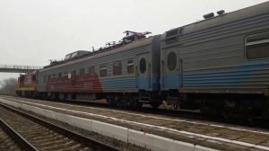 Ставрополь железнодорожный. Поезда на станции Ставрополь и на перегоне Ставрополь-Палагиада.