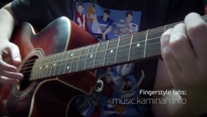 Обратная сторона луны на гитаре (kizomba fingerstyle)