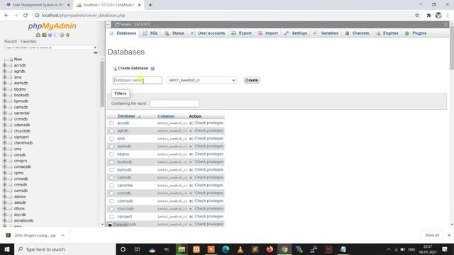 User Management System in PHP using Stored Procedure - Installation Guide