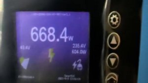 Эксперимент грид sun 2000 КПД  ватты на входе и ватты на выходе.Эксперимент с 1 кВт панелей.