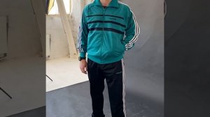 Мужской спортивный костюм адидас Зебра зеленая Винтаж 90-х Adidas  Австрия Спортивные костюмы