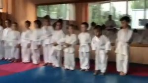Сдача экзамена по Карате 10q