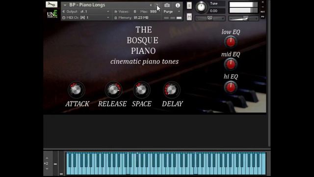 The Bosque Piano - Kontakt Library