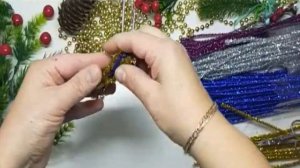 Снежинка своими руками за 2 минуты. Как сделать снежинку из синельной проволоки. Новогодние поделки