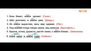 ГДЗ РУССКИЙ ЯЗЫК УПРАЖНЕНИЕ.139 КЛАСС 4 КАНАКИНА ЧАСТЬ 1