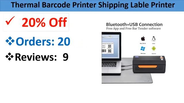 Top 5 Best Barcode Printer Review In 2021 | Lable Barcode Printer