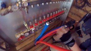 Лучевая система от электро котла.