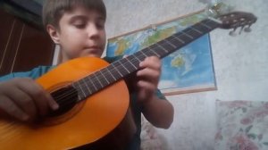 Разбор песенки "Ёлочка" на гитаре!