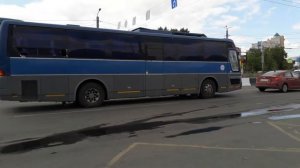 автобус Hyundai AeroExpress HSX ( 2006 г.в ), у738мн45, маршрут 1592 Курган - Челябинск
