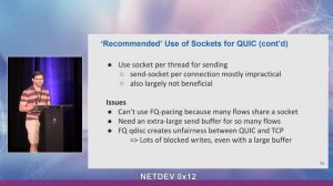 Netdev 0x12 - QUIC: Developing and Deploying a TCP Replacement for the Web