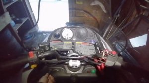 Запуск в -30.Снегоход Polaris WT LX c двигателем Suzuki к6а. Новый датчик температуры.