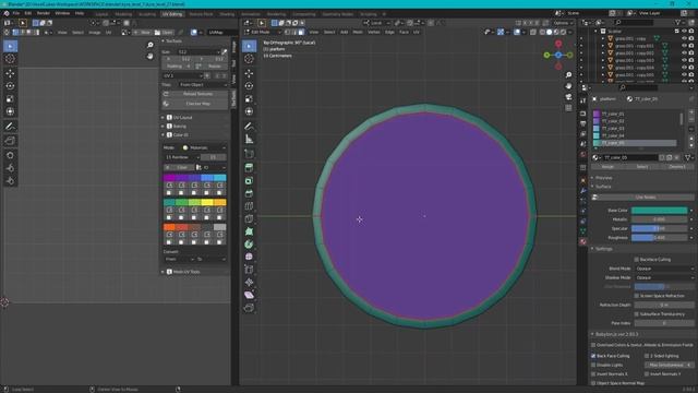 Blender - Color ID Map: Platform(TIMELAPSE)