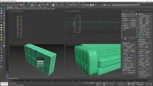 Моделирование дивана в 3DsMax