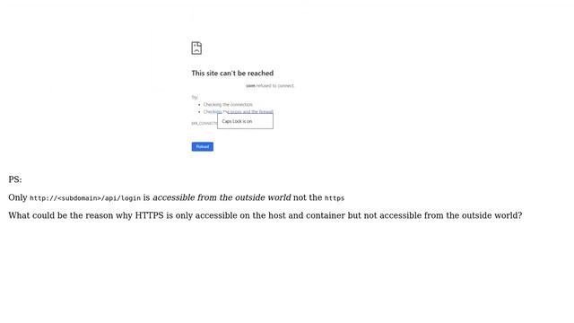 DevOps & SysAdmins: HTTPS 443 not accessible to the outside world DOCKER (2 Solutions!!) смотреть онлайн