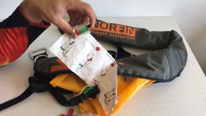 Ремонт спасательного жилета Norfin