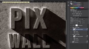 Psd Concrete Rock Text Effect - Tutorial - Pixeden