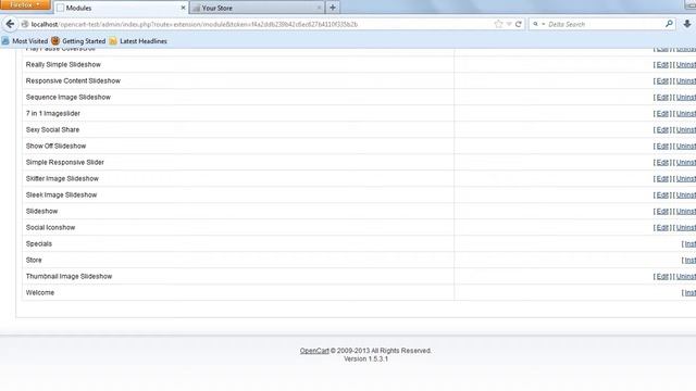 Sequence Image Slideshow Opencart Module смотреть онлайн