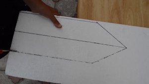 DIY#1 МИНИ-ЛОДКА ИЗ ПЕНОПЛАСТА