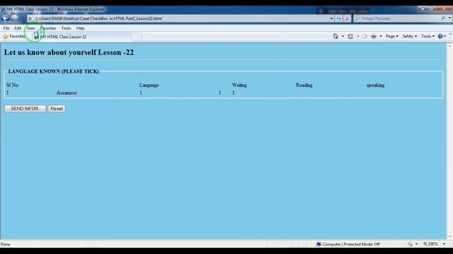Create Checkbox in html Part2 -Lesson22