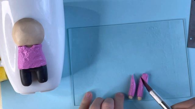 Декор кружки полимерной глиной || Девочка || polymer clay tutorial