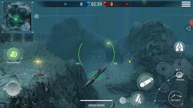 WORLD of SUBMARINES: военный ММО 3Д шутер ???геймплей игры для Андроид смотреть онлайн