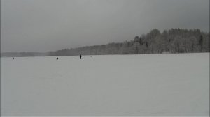За лещём в оттепель. Зимняя рыбалка 5. Winter fishing at night time
