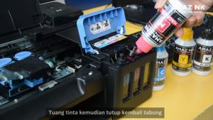 Cara Refill Tinta Printer Canon PIXMA G1000 G2000 G3000 G4000 | AMAZiNK