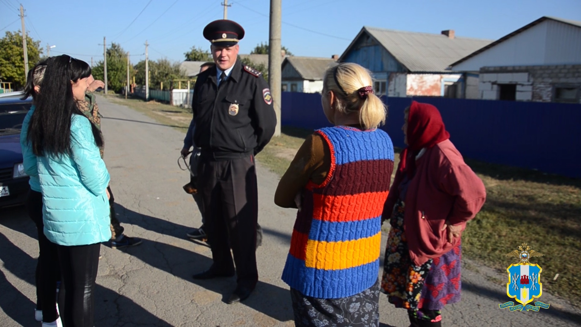 Жители Волгодонского района Ростовской области поблагодарили полицейских