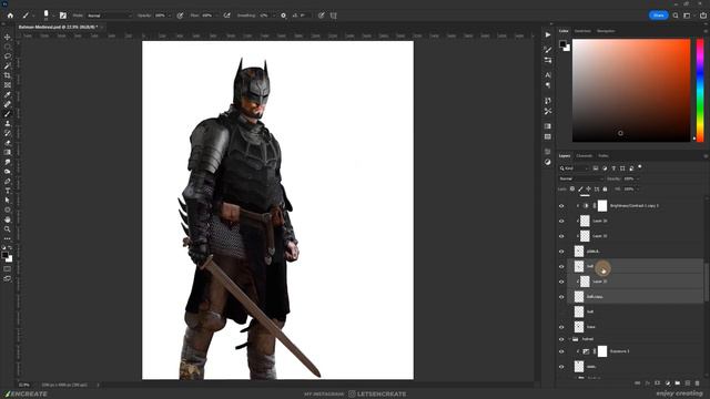 What If BATMAN Was A MEDIEVAL KNIGHT? (Photoshop Manipulation) смотреть онлайн