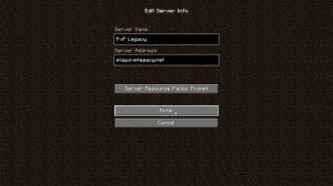 Minecraft PvP Legacy Server IP Address