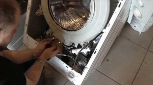 Сборка бака стиральной машины Vestel, Вестел