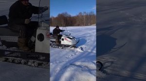 пришла новая лыжа на буран, поставили, пробуем.