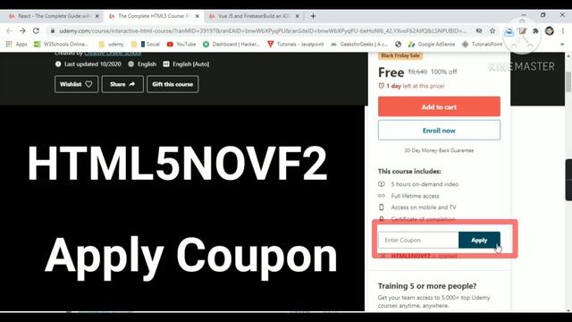 Udemy Free Certificate Courses HTML5 Create iOS & Android App React.js Online Classes #DeepShukla смотреть онлайн