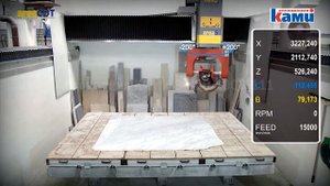 5 осевой моноблочный станок с ЧПУ для раскроя камня OMAG AREA 5| СОЗДАЕМ ШЕДЕВР! КАМЕННАЯ СТОЛЕШНИЦ