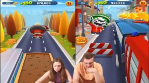 Предновогодний забег в игре Том за золотом! Санта Том против Хенка от Каталекс!