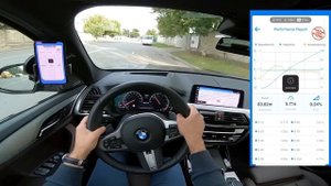⏱ 0-100 BMW X3 G01 M40d xDrive Stage 1 / замер разгона БМВ Х3 М40д Стейдж 1 dragy