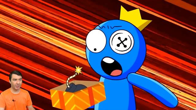 ЧТО ЕСЛИ КРАСНЫЙ ДРУГ ПОЙМАЛ ПАПУ 😨 РАДУЖНЫЕ ДРУЗЬЯ, Rainbow Friends Плейтайм Анимации Валеришка смотреть онлайн