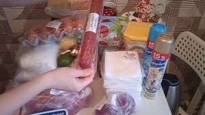 Закупка продуктов на неделю.Покупка продуктов на 5000 .Меню на неделю.