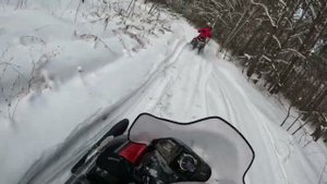 Зимняя катка. FRONTIER 1000 and LYNX 49 RANGER