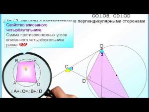 ОГЭ-24. Четырехугольник. Описанная окружность