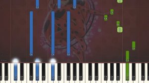 Miraculous Ladybug - Theme - VERY EASY Piano tutorial