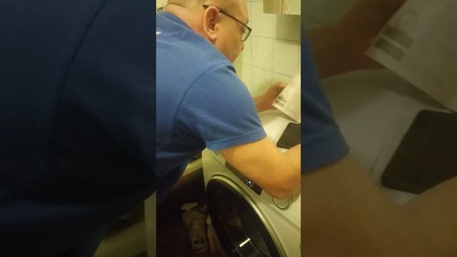 Диагностика стиральной машинки Haier HW70-BP-12969A "мастером" смотреть онлайн