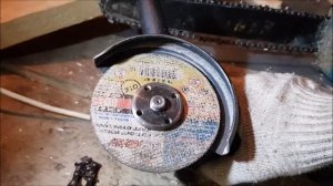 Заточка штилевской цепи болгаркой на электропиле макита