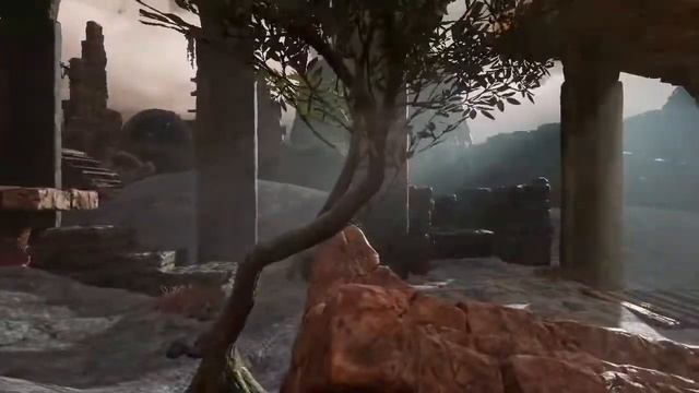 Unreal Engine - Beginner 3D (2.5D) platformer basic setup with volumetric fog and light shafts.