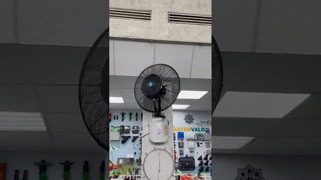 Вентилятор с увлажнением воздуха Floor Misting Fan настенный